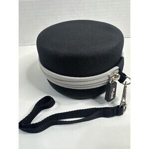 Mchoi round head phone hard carry case.